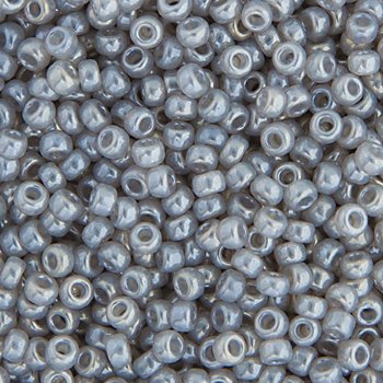 SB6-0526 22g of Silver Grey Ceylon 6/0 Miyuki Seed Beads
