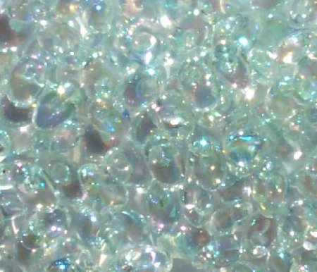 LM2143 - 10 Grams Silverlined Crystal Iris 4x7mm Long Miyuki Magatama Drop Beads