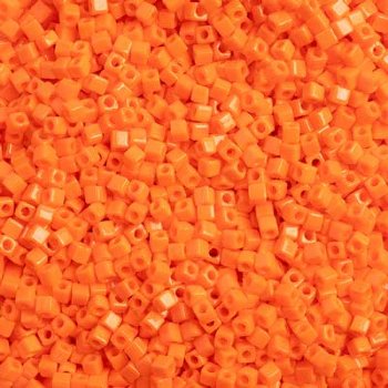 SB18-0406 20 grams of 1.8x1.8mm Opaque Orange Miyuki Cube Beads