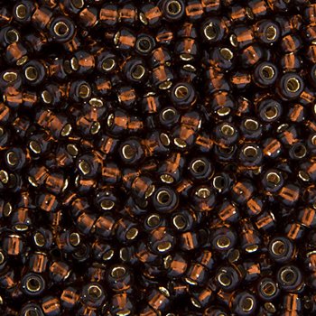 SB11-0029 22g of Silver Lined Root Beer 11/0 Miyuki Seed Beads