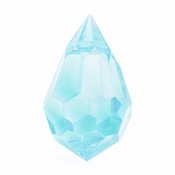 1 12x20mm Preciosa Light Blue Tear Drop