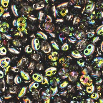 TB-01029 - 10 Grams Crystal Vitrail 2.5x5mm Preciosa Twin Beads
