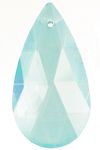 1 38x19mm Light Blue Preciosa Pear Pendant