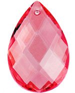 1 39x25mm Pink Candy Preciosa Almond Pendant