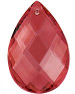 1 39x25mm Siam Preciosa Almond Pendant