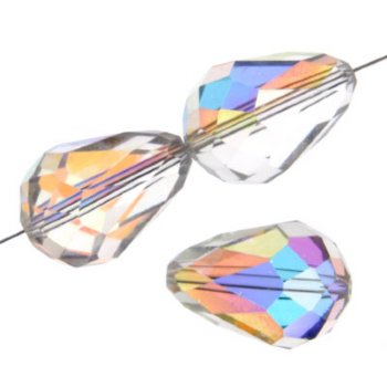 5 10.5x7mm Preciosa Crystal AB Pear Drops
