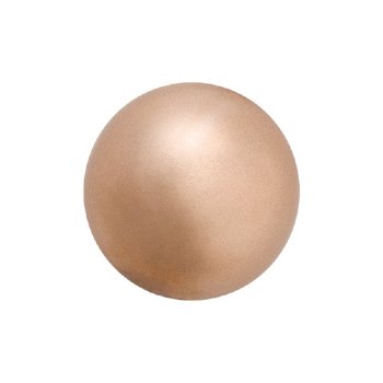 25, 6mm Bronze Preciosa Maxima Pearl Beads
