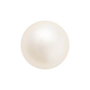 25, 6mm Light Creamrose Preciosa Maxima Pearl Beads
