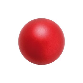 25, 6mm Red Preciosa Maxima Pearl Beads