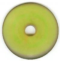 1 56x7mm Matte Olivine Resin Donut