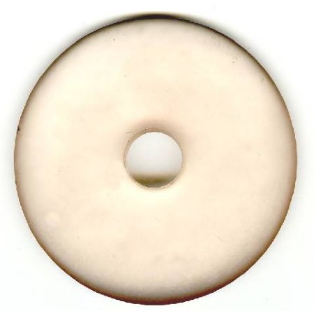 1 56x7mm Matte Rosaline Resin Donut
