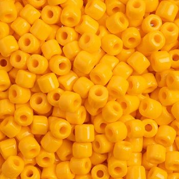 25 Grams 4x4.5mm Opaque Light Orange Rola Tube Beads