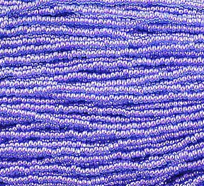 1 Hank of 10/0 Fuchsia Lined Transparent Aqua Seed Beads