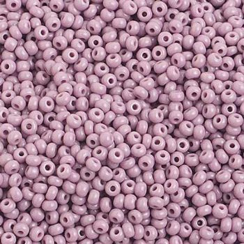 50 Grams of 10/0 Opaque Mauve Seed Beads