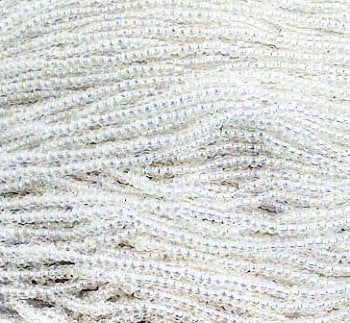 1 Hank of 10/0 Transparent Crystal Iris AB Seed Beads