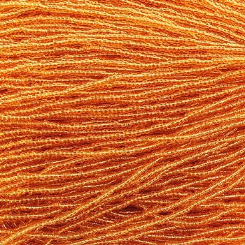 1 Hank of 10/0 Transparent Topaz Seed Beads