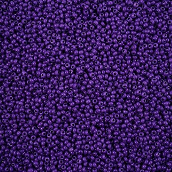 50 Grams of 11/0 Opaque Purple Terra Intensive Seed Beads