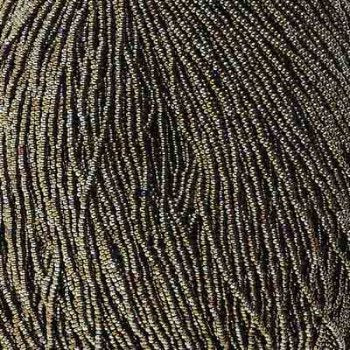 1 Hank of 11/0 Opaque Brown AB Seed Beads