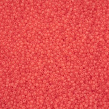 50 Grams of 11/0 Pink Alabaster Solgel Seed Beads