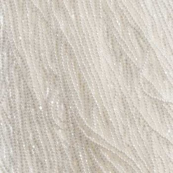 10 Grams 13/0 Charlotte Seed Beads - Opaque White Lustre