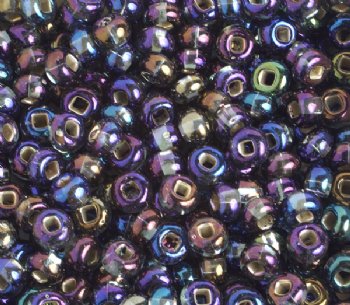 20 Gram Vial of 2/0 Silver Lined Grey AB Seed Beads