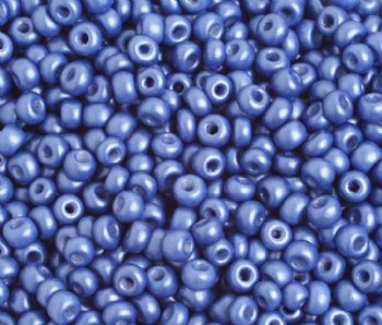 50g 6/0 Matte Metallic Medium Blue