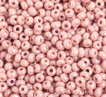 50g 6/0 Opaque Rose Iris Seed Beads