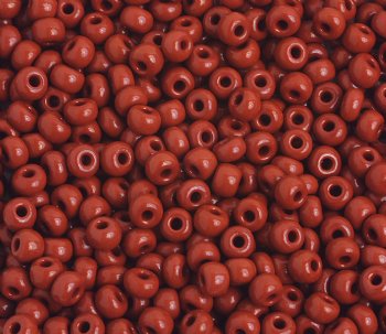 50g 6/0 Opaque Medium Brown
