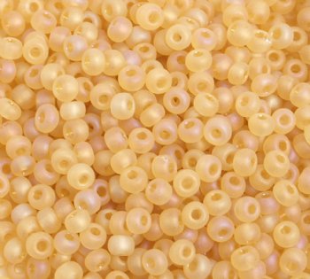 50g 6/0 Transparent Matte Iris Light Topaz