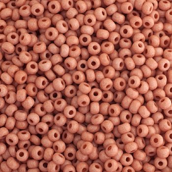 50g of 8/0 Opaque Rosaline Pink Seed Beads