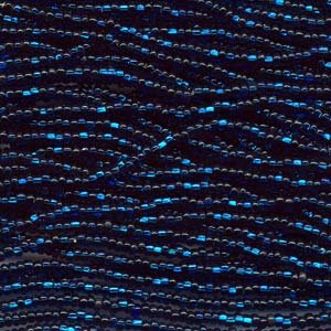 50g 8/0 Silverlined Montana Blue Seed Beads