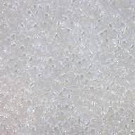 50g 8/0 Transparent Crystal Seed Beads
