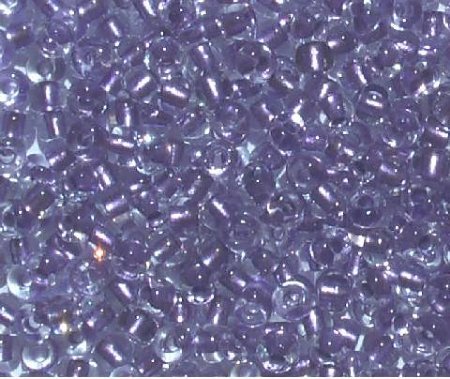 50g 6/0 Metallic Purple Lined Crystal