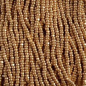 10 Grams 11/0 Charlotte Seed Beads - Metallic Gold