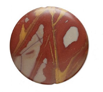 1, 30mm Noreena Jasper Coin Bead