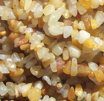 36 Inch Strand of Golden Jade Chips