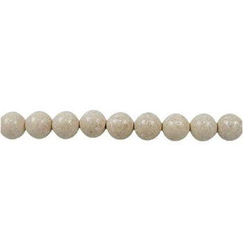 16 inch strand of 4mm Round River Stone Beads