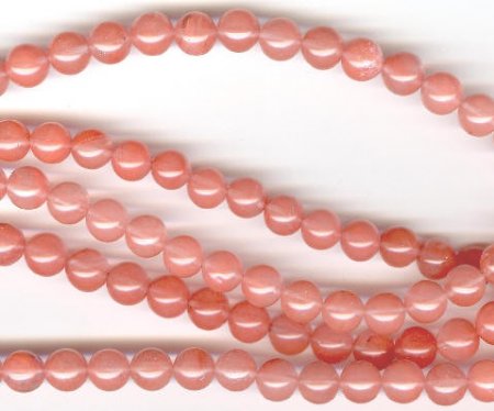 16 inch strand of 8mm Round Cherry Quartz
