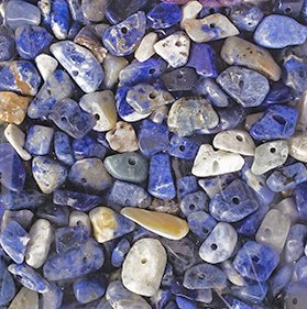 25 grams of Loose Sodalite Chips