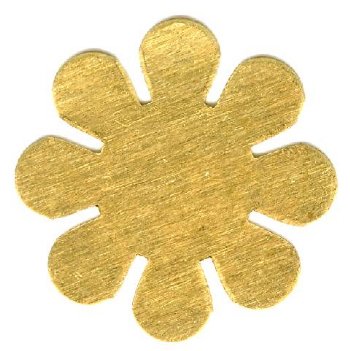 1 24mm Brass Daisy Stamping Blank