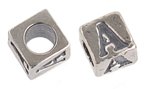 Sterling Silver Alphabet Bead Letter A