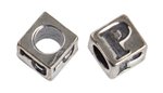 Sterling Silver Alphabet Bead Letter P