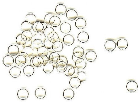 SS2700 10 5mm Sterling Silver Split Rings