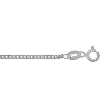18 inch .9mm Sterling Silver Curb Chain