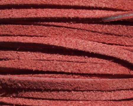1 Meter of 3.5mm Red Suede Lace