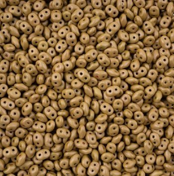 DUO-33410 10 Grams Alucolour Beige 2.5x5mm Superduo Beads