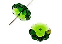 10 6mm Fern Swarovski Sew On Flowers