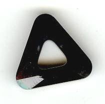 1 14mm Swarovski Jet Triangle