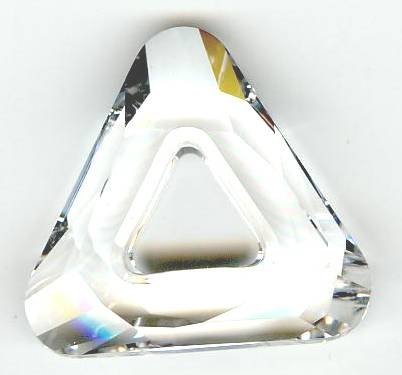 1 30mm Swarovski Crystal Triangle