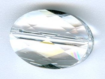 1 14x10mm Crystal Swarovski Oval Bead